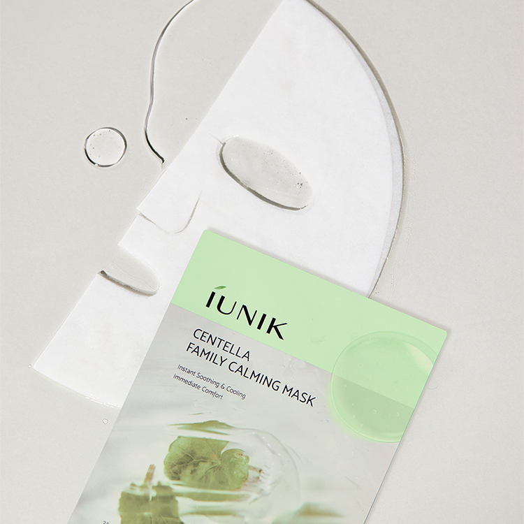 Masque tissu à essence apaisante