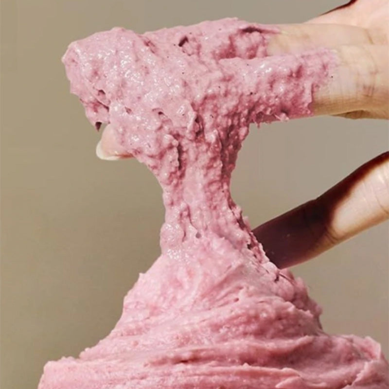 Textures évolutives : mousse moelleuse et crème exfoliante nourrissante