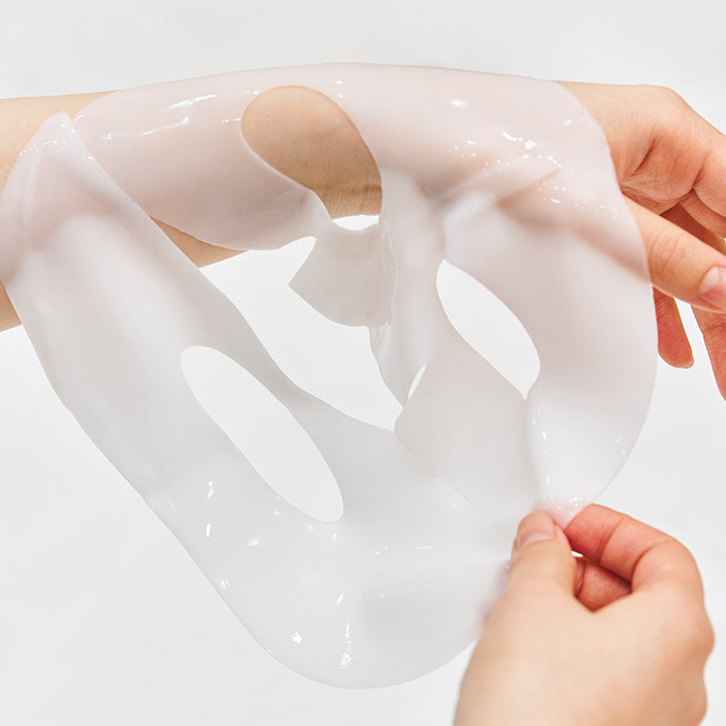 Texture hydrogel transparente et soyeuse, parfaitement adhérente