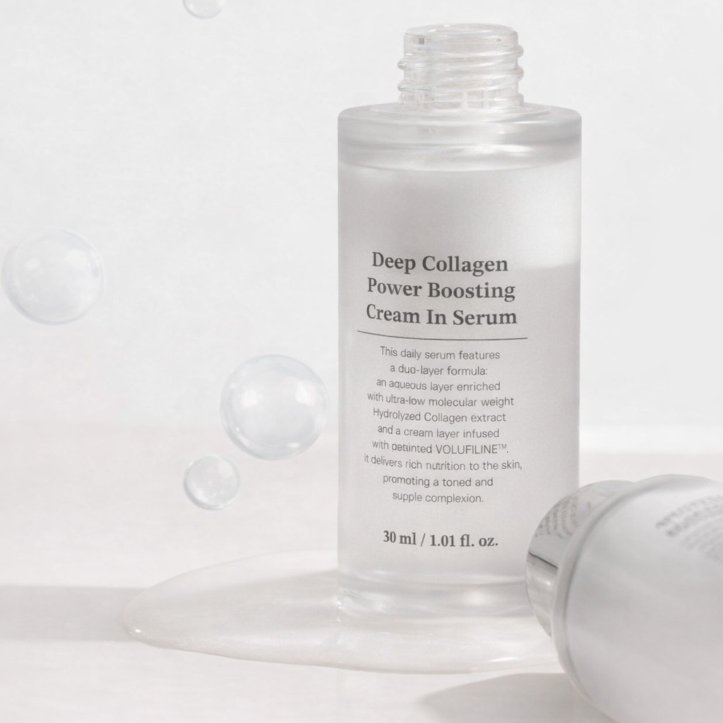 Deep Collagen Power Boosting Cream In Serum