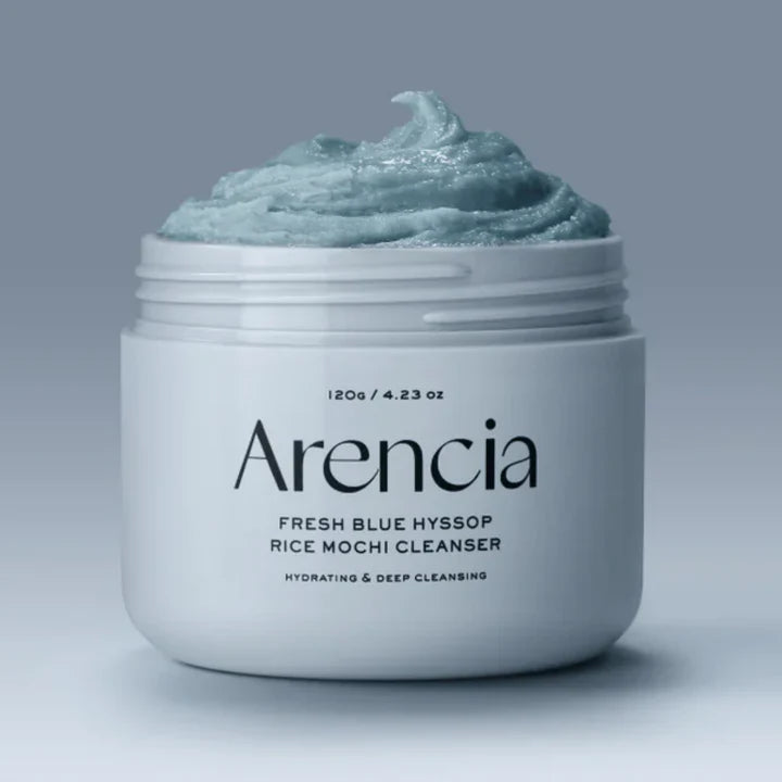 Fresh Blue Hyssop Rice Mochi Cleanser