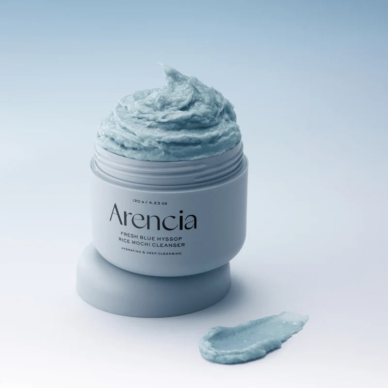 Fresh Blue Hyssop Rice Mochi Cleanser