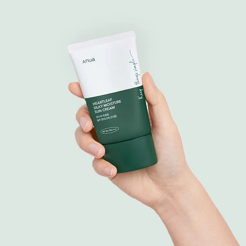 Heartleaf Silky Moisture Sun Cream SPF50